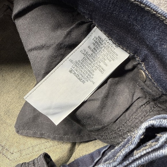 True Religion Rocco Men 38x33 Biker Moto Relaxed Skinny Denim Blue Jeans Stretch - Picture 8 of 13